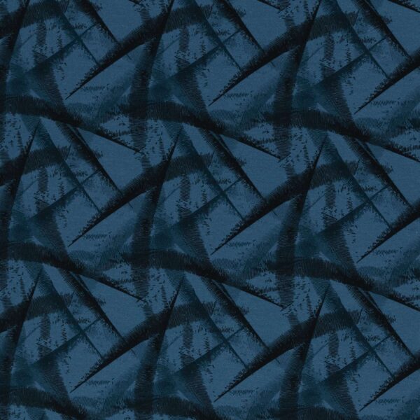 toronto abstract blauwe sweatstof swafing